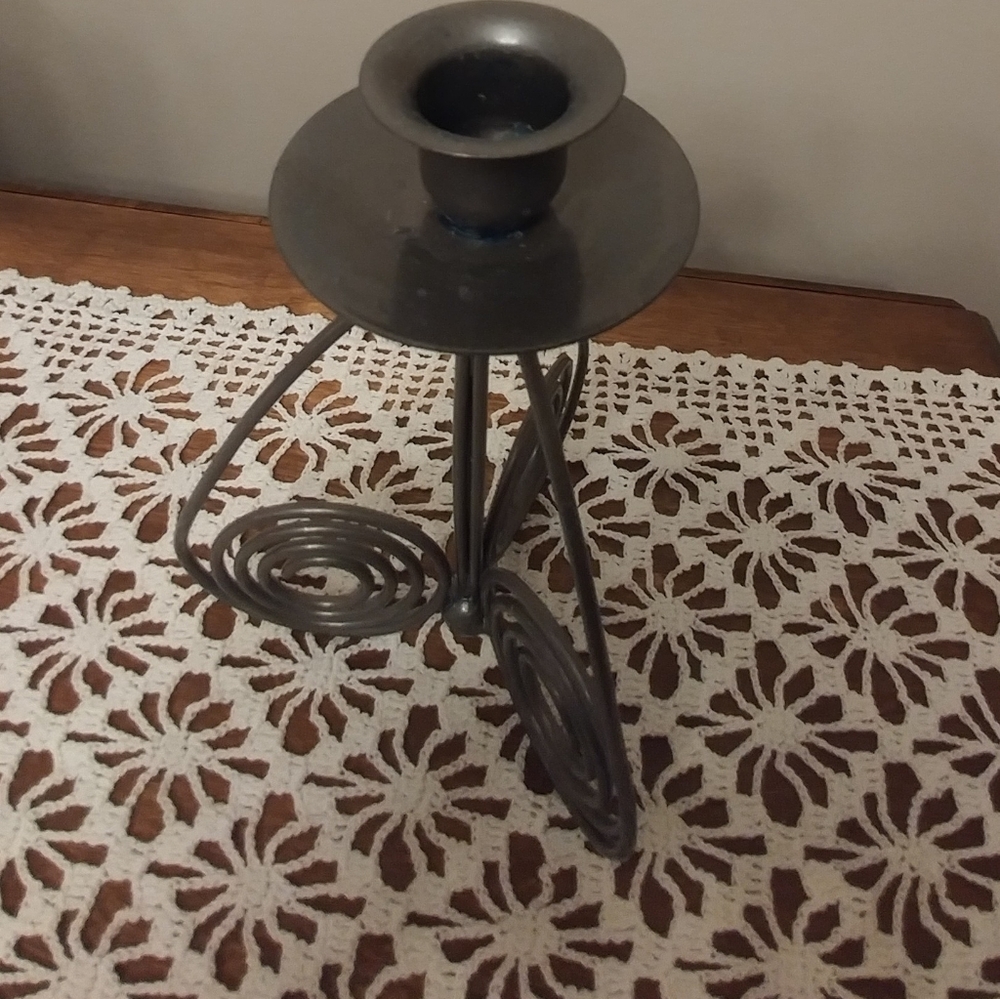Vintage 90s Taper Candle Holder